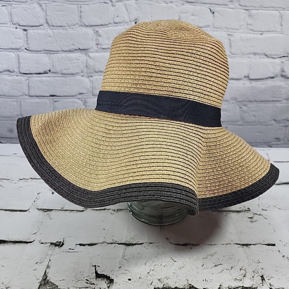 Daydreaming Floppy Hat Womens One‎ Size Wide Brim Straw Sun Cap Summer Vacation